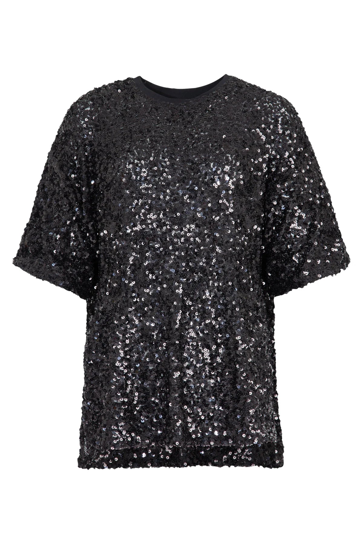 COOPER | SHINE QUEENS TOP - BLACK