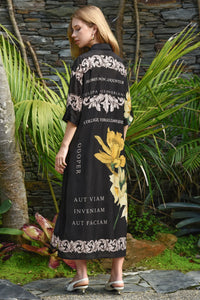 COOPER | BRIEF STATEMENT DRESS - LATIN PRINT