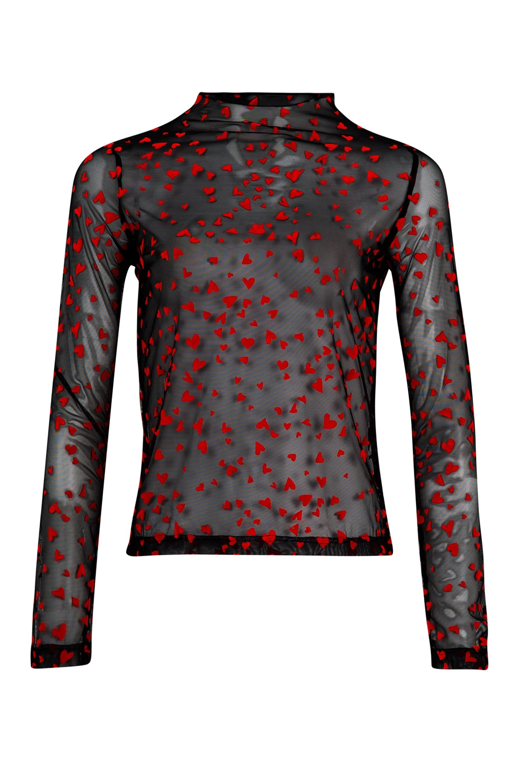 COOP | HEART TO HEART TOP - BLACK & RED