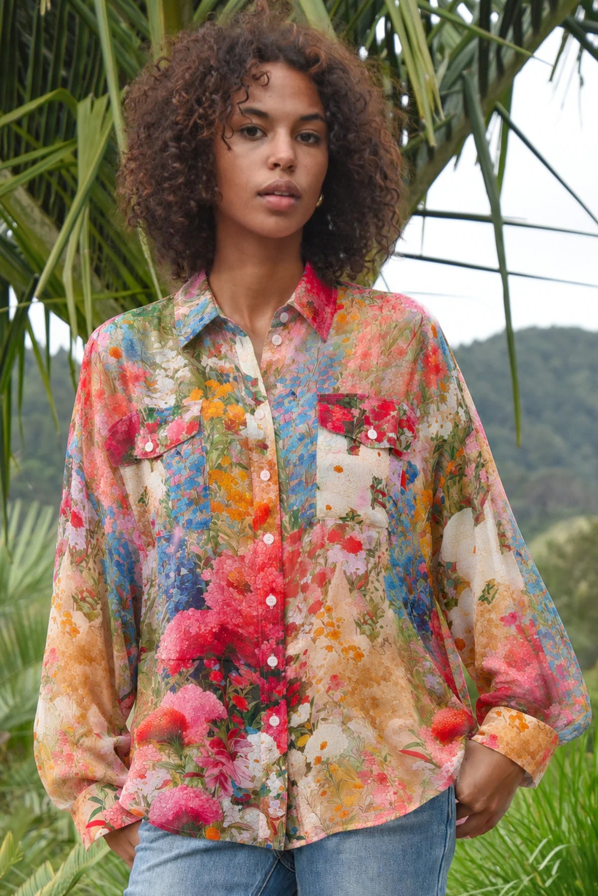 COOP | BLOOM THERE DONE THAT SHIRT - FLORAL
