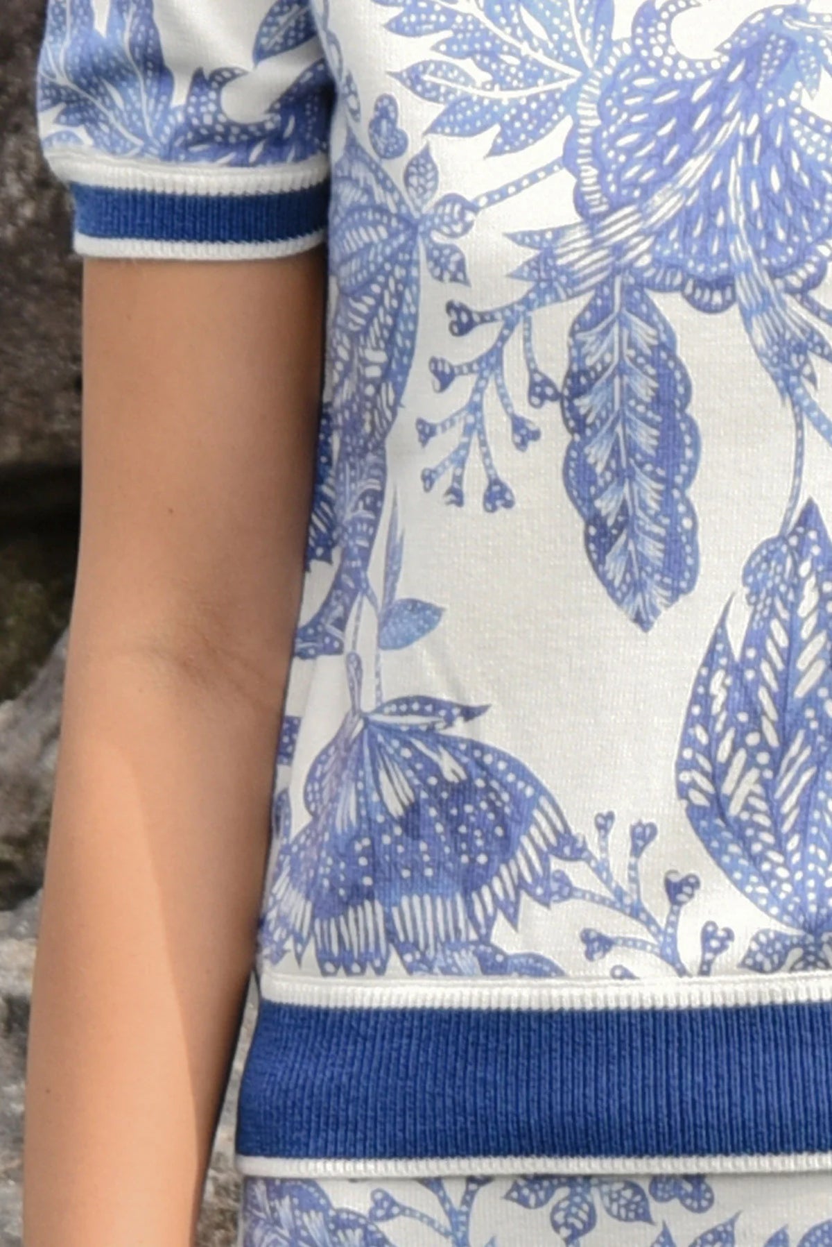 COOP | OUT OF THE BLUE TOP - BLUE & WHITE