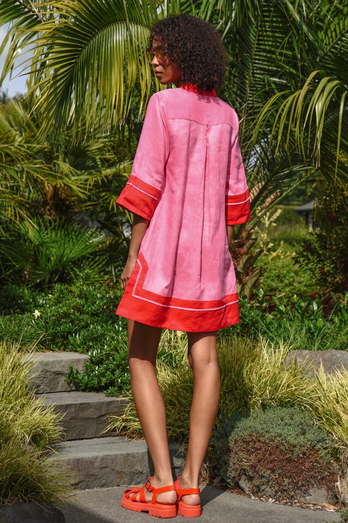 COOP | EDGE OF GLORY TUNIC - PINK & RED
