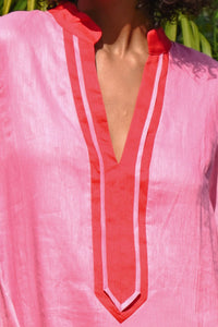 COOP | EDGE OF GLORY TUNIC - PINK & RED