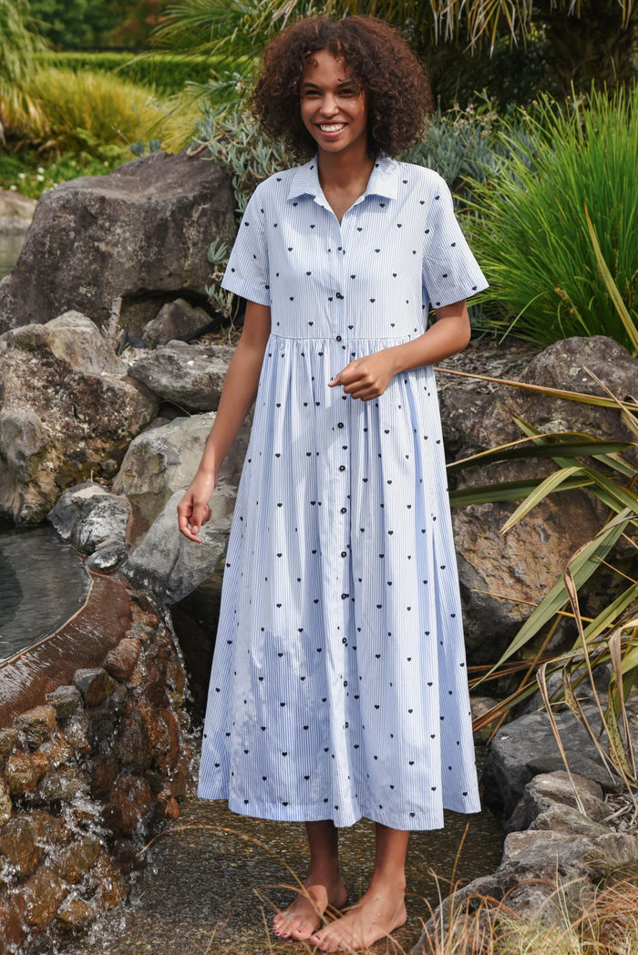 COOP | FOLLOW YOUR HEART DRESS - BLUE