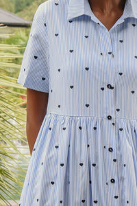 COOP | FOLLOW YOUR HEART DRESS - BLUE