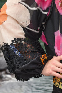 COOP | LACE TO THE TOP BLOUSE - BLACK