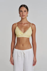 Summi Summi | Cross Me Bralette - Magnolia