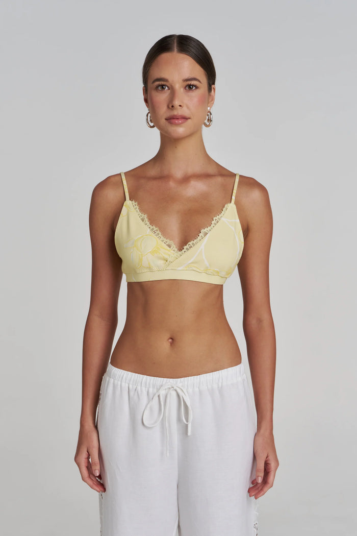 Summi Summi | Cross Me Bralette - Magnolia