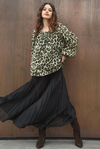 CURATE | FOREVER LONG SKIRT - BLACK
