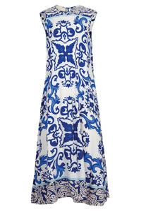 CURATE | SMOOTH RIDE DRESS - BLUE TILE