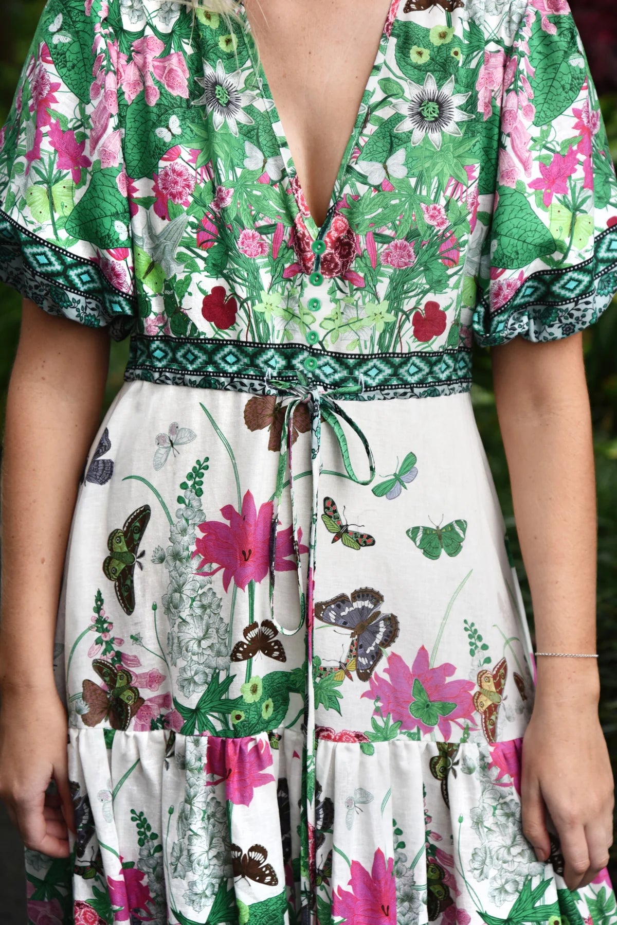 CURATE | THINGS I LOVE DRESS - FLORAL BORDER
