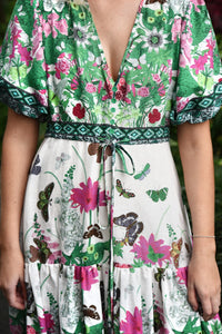 CURATE | THINGS I LOVE DRESS - FLORAL BORDER