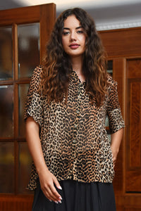 CURATE | MAKING HER MARK SHIRT - LEOPARD