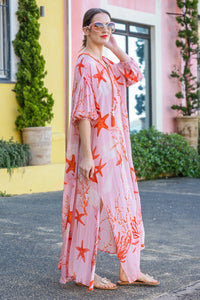 CURATE | CLEAN SWEEP DRESS - PINK SHELLS