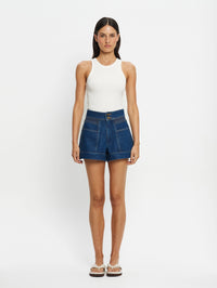 KIVARI | Cameron Denim Short - Indigo Blue