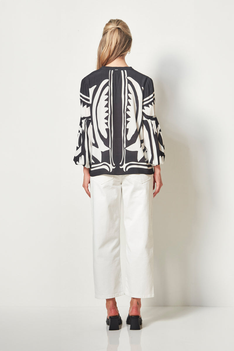 VERGE | FARROW JEAN - WHITE