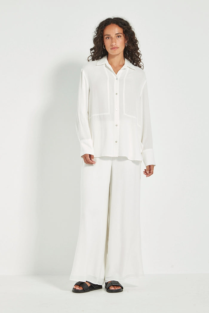 VERGE | CAYMAN SHIRT - WHITE