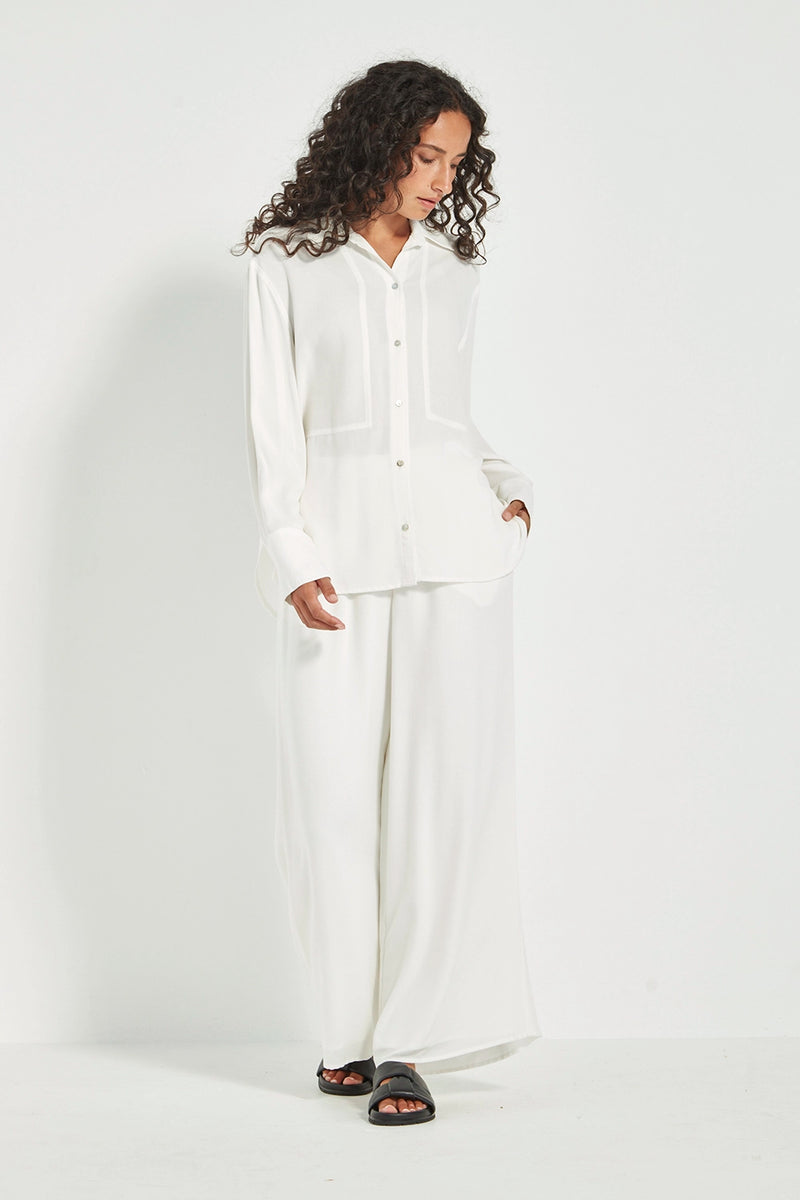 VERGE | CAYMAN SHIRT - WHITE