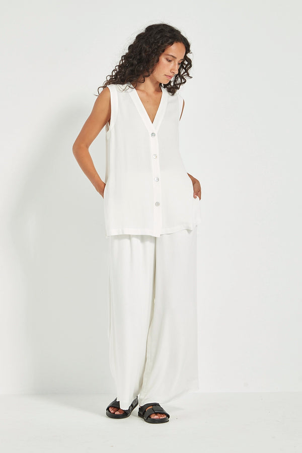 VERGE | CAYMAN VEST - WHITE
