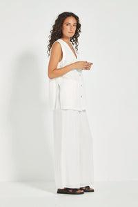 VERGE | CAYMAN VEST - WHITE