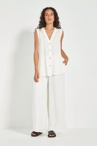 VERGE | CAYMAN VEST - WHITE