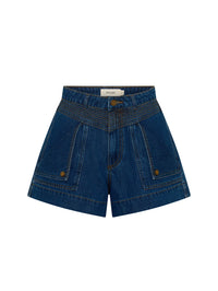 KIVARI | Celene Denim Short - Indigo