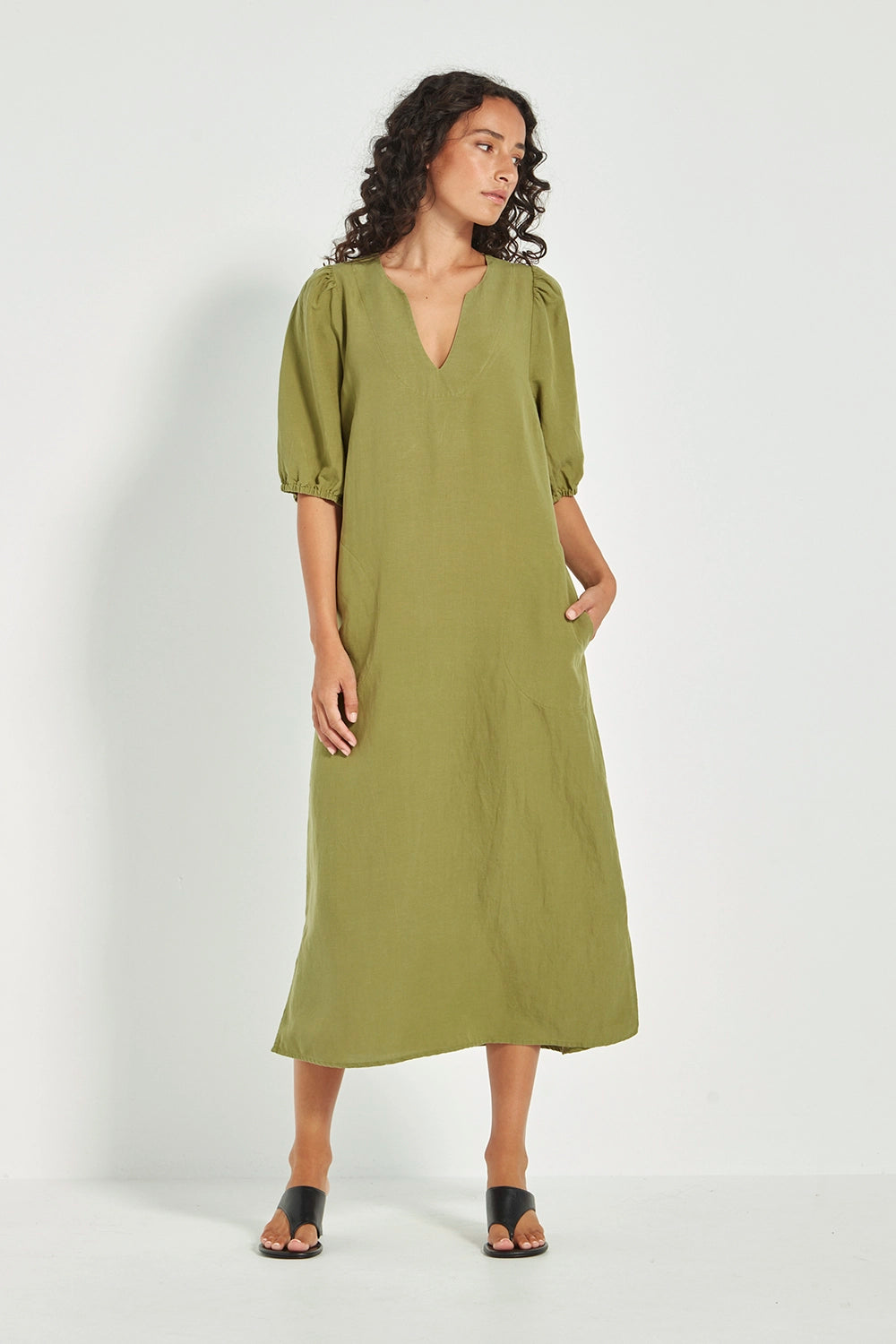 VERGE | CONNIE DRESS - GREEN