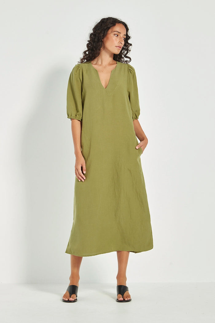 VERGE | CONNIE DRESS - GREEN