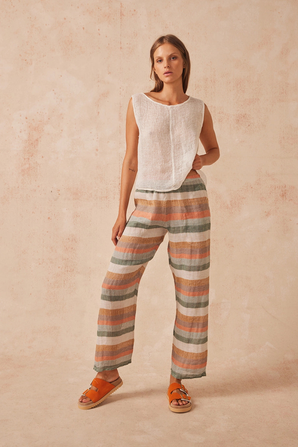 Estilo Emporio | Cora Top - Rete Panna