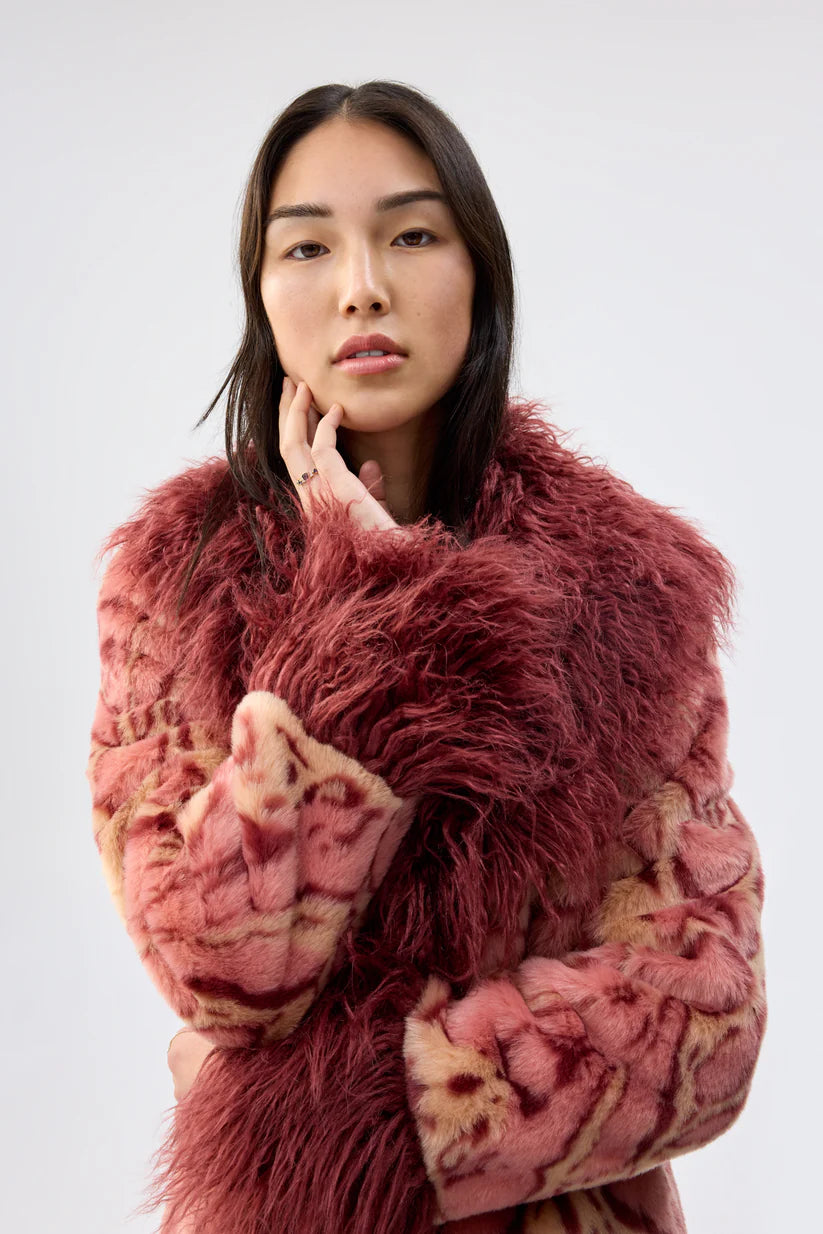 Unreal Fur | Cuvée Rose Coat - Rouge