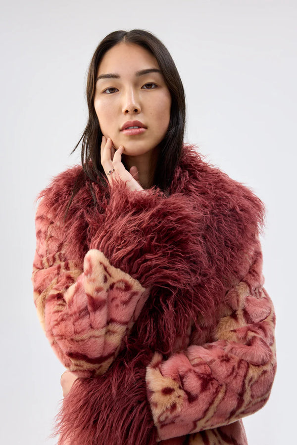 Unreal Fur | Cuvée Rose Coat - Rouge