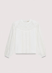 THE NEW SOCIETY | DAHLIA WOMAN BLOUSE - MOONLIGHT WHITE
