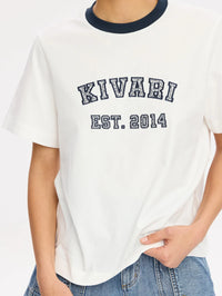KIVARI | Kivari Tee - Ivory Navy