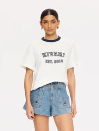 KIVARI | Kivari Tee - Ivory Navy