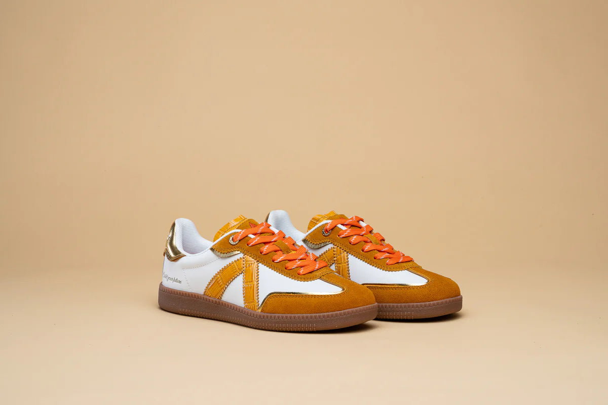 ASFVLT | Elite Classic - White/Cognac Croc/Gold
