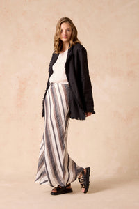 Estilo Emporio | Element Skirt - Dark Chocolate Stripe