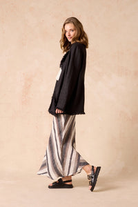 Estilo Emporio | Element Skirt - Dark Chocolate Stripe