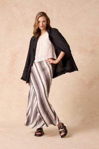 Estilo Emporio | Element Skirt - Dark Chocolate Stripe
