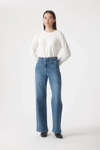 Outland Denim | Ellie High Wide Jean 32 - Liberty