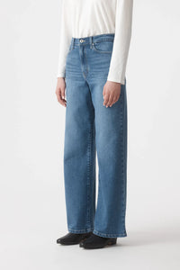 Outland Denim | Ellie High Wide Jean 32 - Liberty