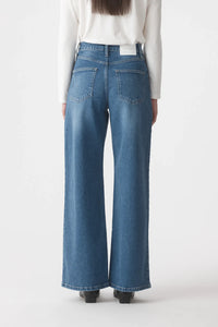 Outland Denim | Ellie High Wide Jean 32 - Liberty