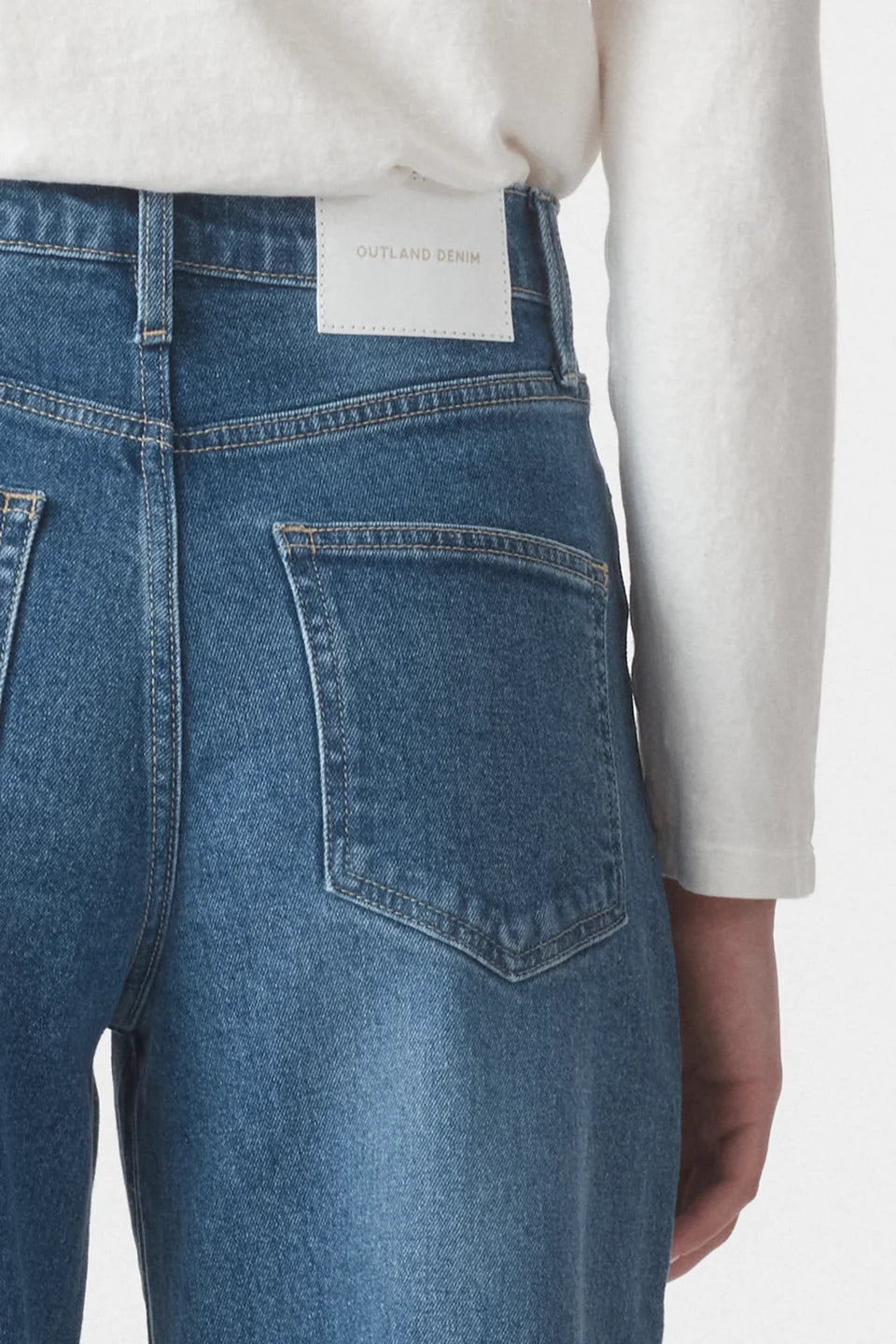 Outland Denim | Ellie High Wide Jean 32 - Liberty