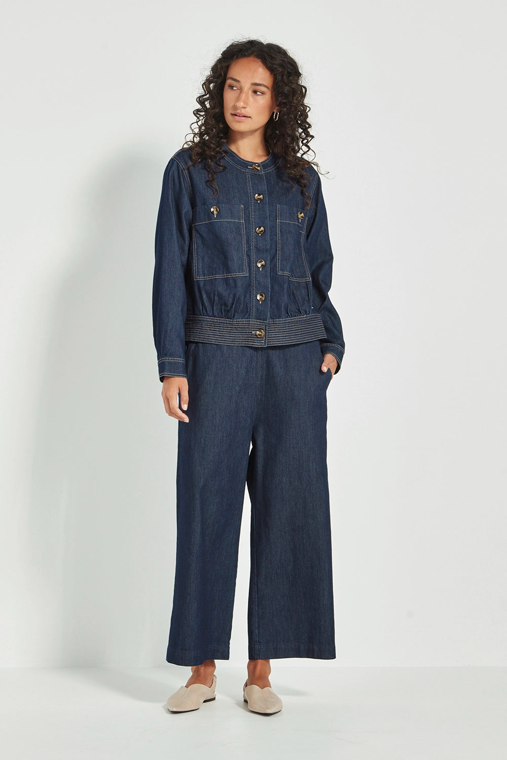 VERGE | ENTHRALL JACKET - Dark Denim