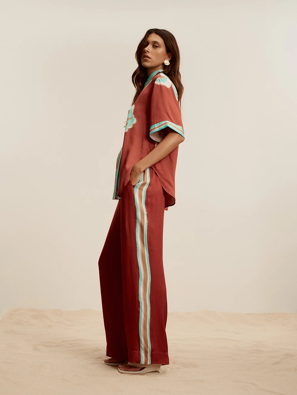 KIVARI | Enzo Pant - Maroon