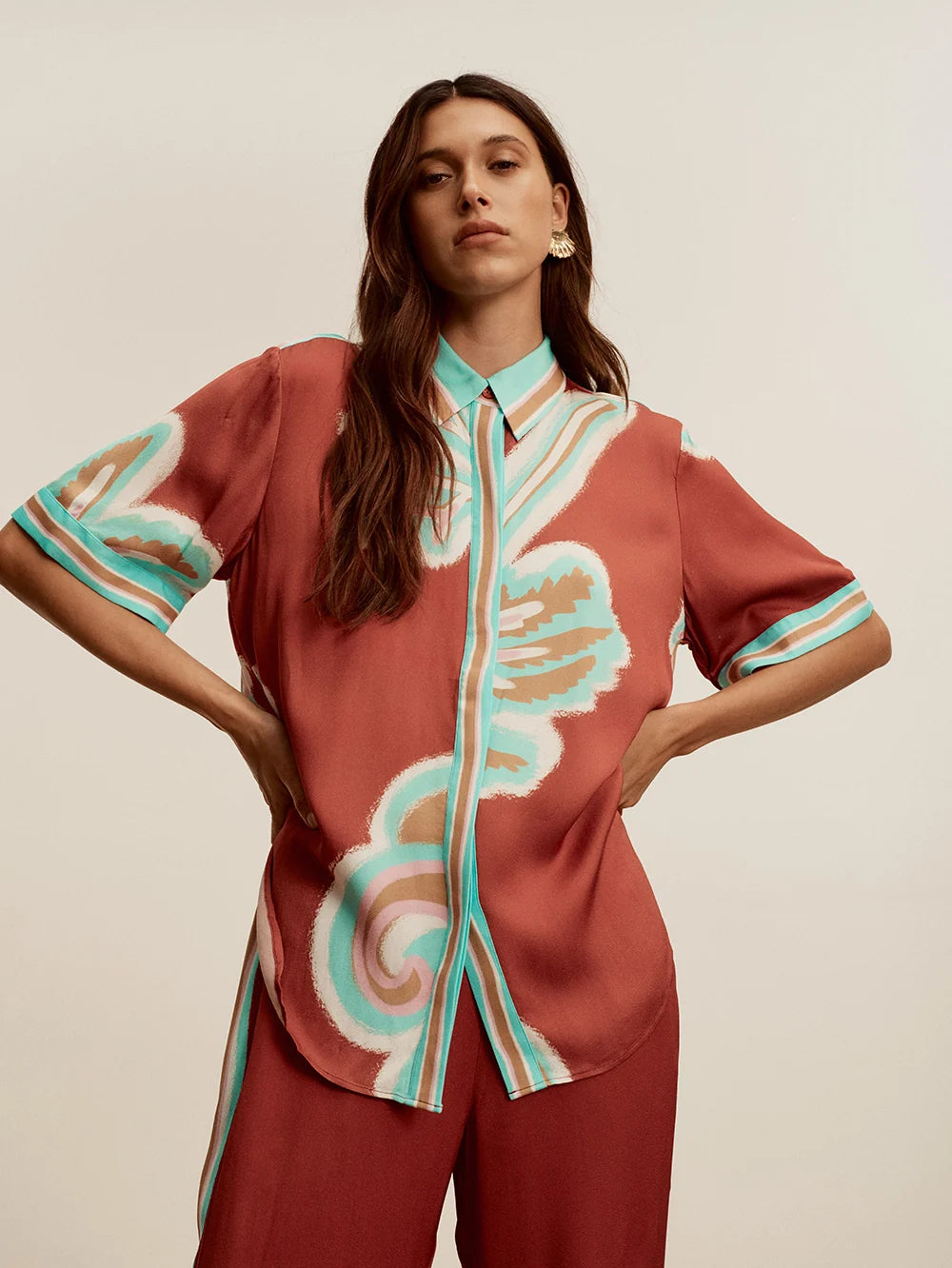 KIVARI | Enzo Shirt - Maroon