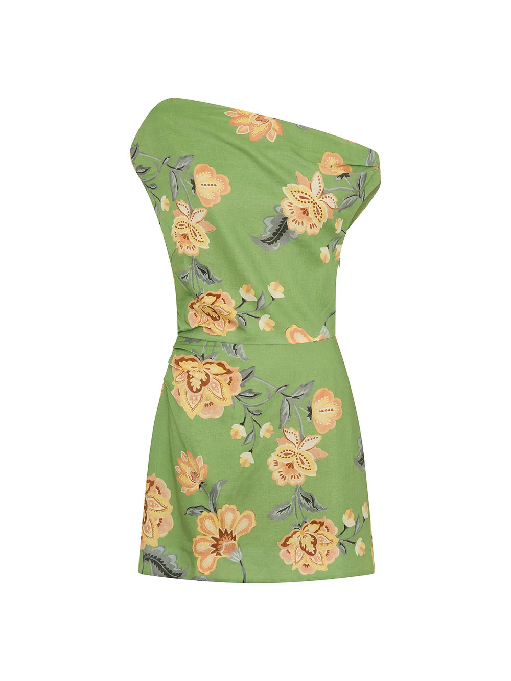 KIVARI | Eve Off Shoulder Mini Dress - Green