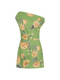 KIVARI | Eve Off Shoulder Mini Dress - Green