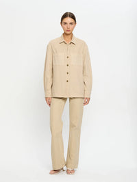 KIVARI | Evie Denim Shirt - Sand