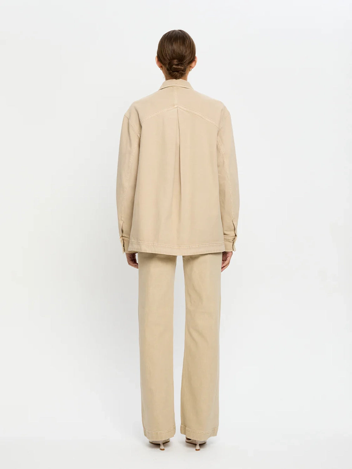 KIVARI | Evie Denim Shirt - Sand