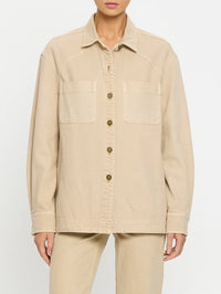 KIVARI | Evie Denim Shirt - Sand